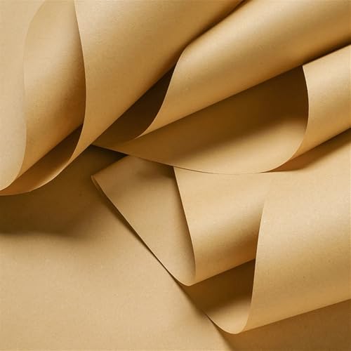 EKalgretrA Braune Kraftpapierrolle for Verpacken von Geschenken, Umzugsverpackungen, braune Papierrolle for Bemalen von DIY-Blumen und Geschenken Geschenkpapier Natur(30cmx3meter) von EKalgretrA