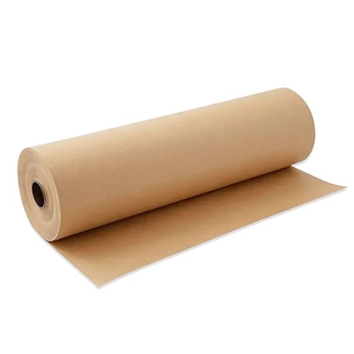 EKalgretrA Braune Kraftpapierrollen Geschenkpapier for Pinnwände Basteln DIY Geschenkpapier Natur(Brown 30CMX10M) von EKalgretrA