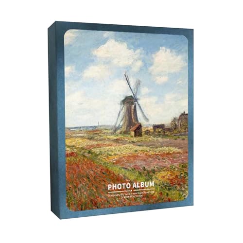 Aufbewahrungs-Kunst-Foto- oder Postkartenalbum, 15,2 x 12,7 cm, Foto-Jahrbuch mit 100 Foto-Tuchtaschen, Einsteckbuch, 12,7 x 15,2 cm, A38 von ELABORATE CHOICE