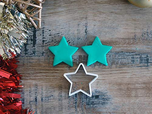 Elace – Ausstechform Weihnachten – Stern klein Kontur – Gebäck, Sandgestrahlt, Kekse, Zuckerpaste, Modelliermasse, 3D von ELACE