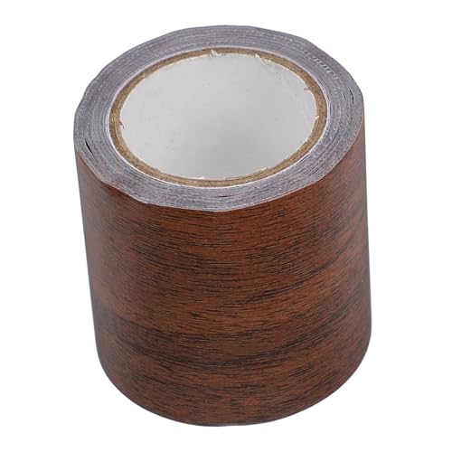 ELAYARD 1 Rolle Reparaturband Für Holzmaserung Teppichklebeband Für Hartholzböden Holzband Sockelleiste Mit Holzmaserung Pinnwand Aus Holz Farbiges Band Holzfarbenes Klebeband Brown Papier von ELAYARD