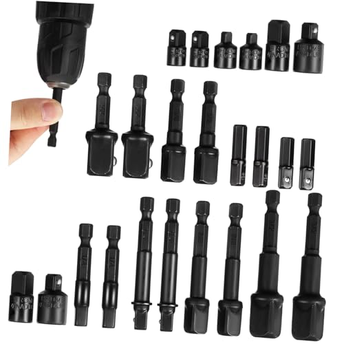 ELAYARD 1 Set Schlagschrauber-adapter, Verlängerungsreduzierer, Sechskantschaft, Bohrer-adapter, Bohrverlängerung, Schlagverlängerung Für Die Automobilindustrie ELAYARD 1 Set Schlagschrauber-adapter, Verlängerungsreduzierer, Sechskantschaft, Bohrer-adapter, Bohrverlängerung, Schlagverlängerung Für Die Automobilindustrie von ELAYARD