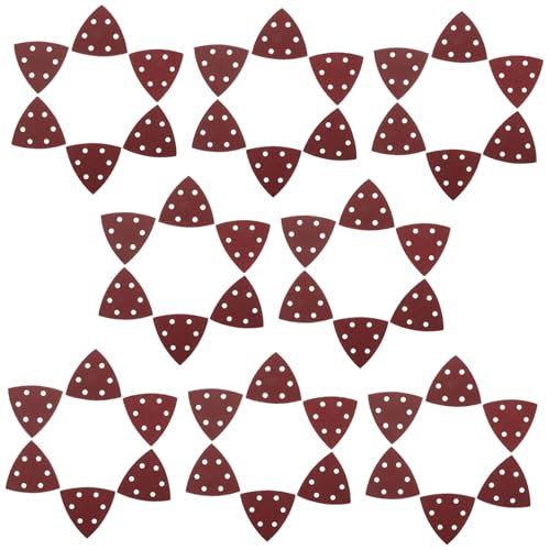 ELAYARD 120 Stück dreieckiges Schleifpapier Multitool-Schleifpad Grobes Schleifpapier Holzschleifer Schleifpapier für die Wandreparatur Metallschleifen Aluminiumoxid Brown ELAYARD 120 Stück dreieckiges Schleifpapier Multitool-Schleifpad Grobes Schleifpapier Holzschleifer Schleifpapier für die Wandreparatur Metallschleifen Aluminiumoxid Brown von ELAYARD