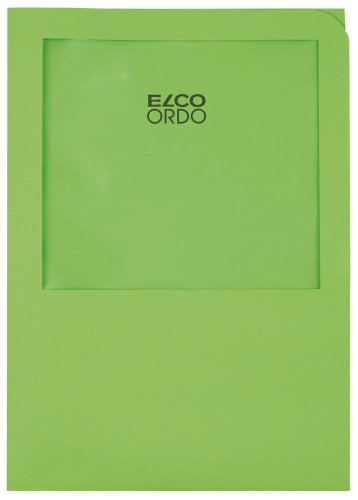 Elco 29464.62 Ordo Organisationsmappe transport, Ohne Verschluß.Art der Verpackung und Inhalt Box mit 100 Stück, Größe 220 x 310 mm, intensiv-grün von ELCO