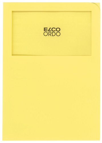 Elco 29469.71 Ordo Organisationsmappe Classico, 220 x 310 mm, 120 g, gelb von ELCO