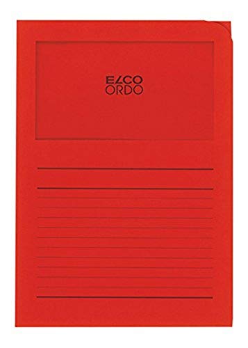 Elco 29489.92 Ordo Organisationsmappe Classico, 220 x 310 mm, 120 g, intensivrot von ELCO