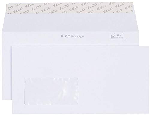 Elco 42779 Prestige Briefumschlag, Dinlang, 120 g, weiß von ELCO