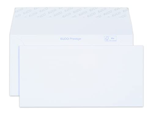 Elco 42786 Prestige Briefumschlag, Dinlang, 120 g, weiß von ELCO