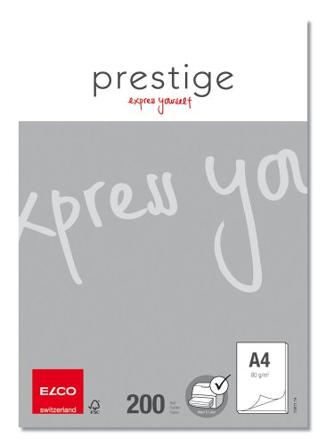 Elco 73811.14 Prestige Business Universal Papier, A4, 80g, hochweiß von ELCO