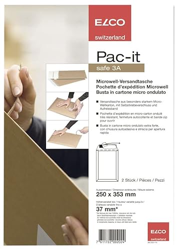 Elco Safe 2 Stk. Packpapier C4, Braun, 250 x 355 mm von ELCO