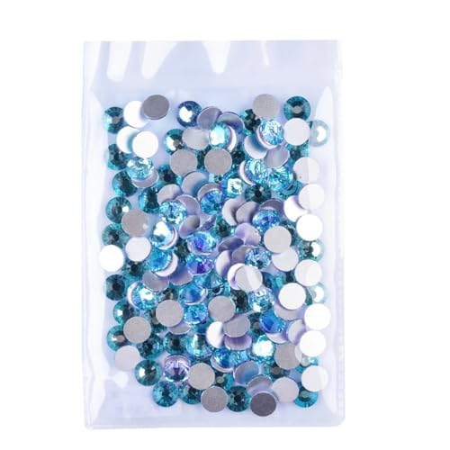 Flatback Kristall Strasssteine, Strasssteine zurüc AB Glitter Strass Glas Nicht Hotfix Strass Flatback Diamant Nail Art Dekorationen for dekoration 1440 stücke(Dream Aqua.,SS2.0) von ELDFLRURB