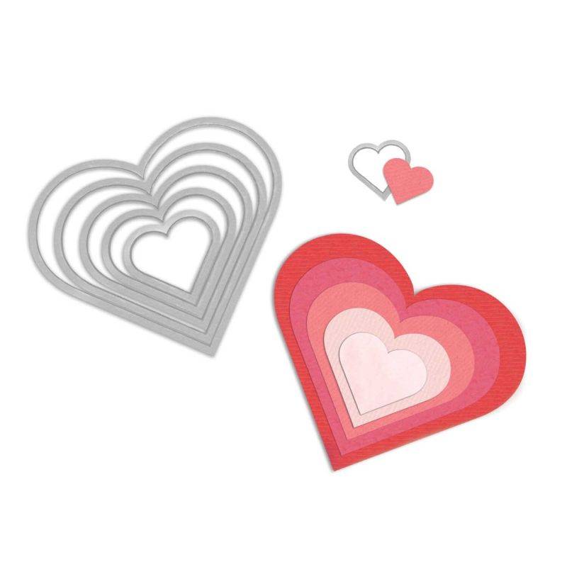 Framelits Die Set Hearts von Sizzix