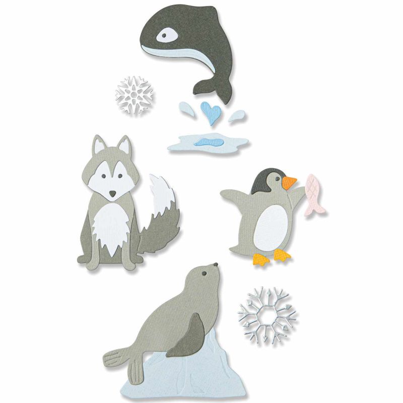 Thinlits Die Set Arctic Animals by Jennifer Ogborn von Sizzix