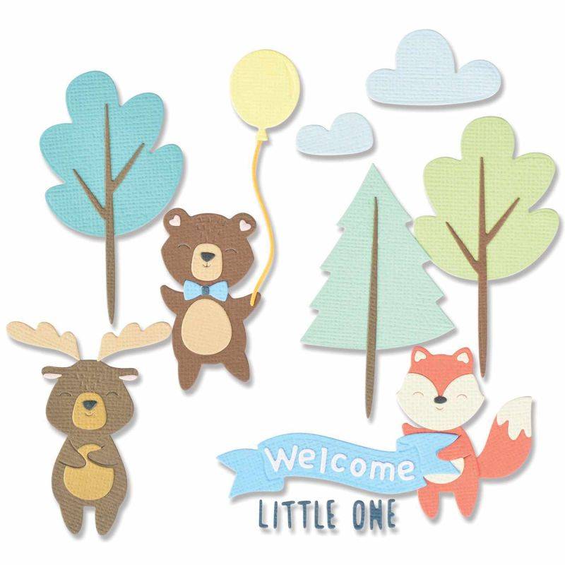 Thinlits Die Set Woodland Baby by Jennifer Ogborn von Sizzix