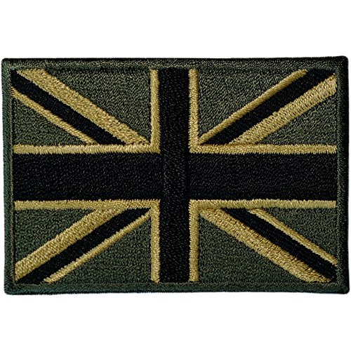 Aufnäher, Union Jack, Union Jack, Aufnäher, Aufnäher, Grün von ELLU