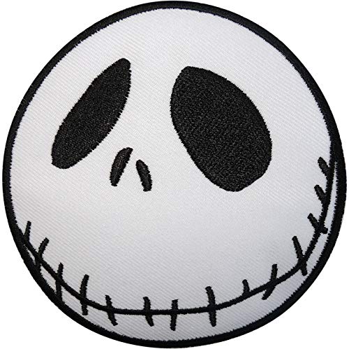 Jack Skellington Patch Der Albtraum vor Weihnachten Eisen nähen auf Kleidung Abzeichen von ELLU