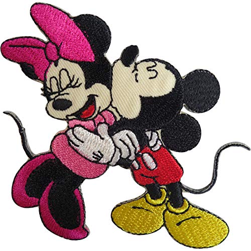 Mickey Minnie Mouse Patch Besticktes Abzeichen Eisen auf Kleidertasche Denim nähen von ELLU