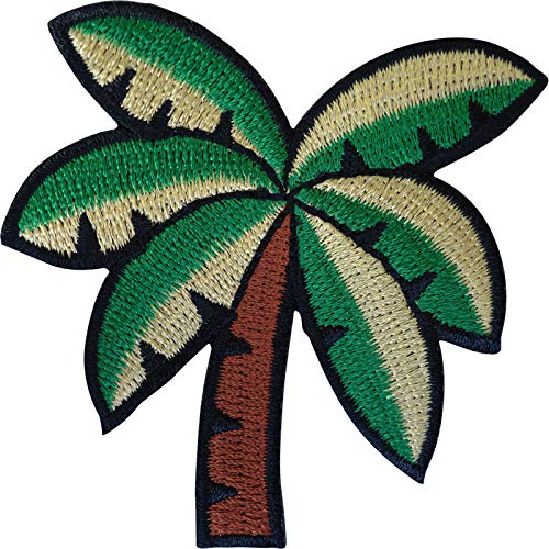 Palme Eisen annähen Patch Urlaub Strand Bestickt Abzeichen Stickerei Applique von ELLU