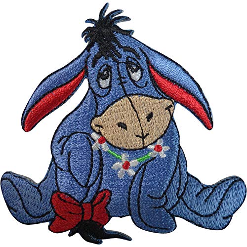 Winnie the Pooh Eeyore Patch Besticktes Abzeichen Eisen auf Nähen auf T-Shirt-Tasche von ELLU