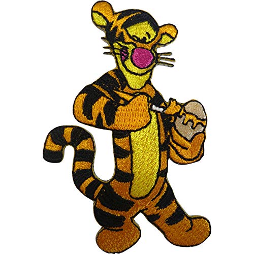 Winnie the Pooh Tigger Patch Gesticktes Abzeichen Eisen auf Nähen auf T-Shirt Tasche von ELLU