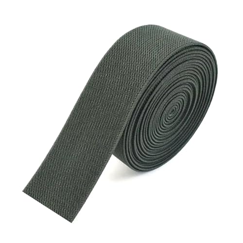 5 Meter 10–50mm elastische Bänder für Hosen, Taille, Gummiband, Stretch-Gurtband, DIY-Kleidung, Nähzubehör, Dunkelgrün, 30mm von ELSKBRUN