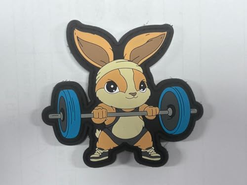 IronBunny Patch von EMOM Fitness® I Kletterverschluss I Gym Fitness Motivation Patch von EMOM Fitness