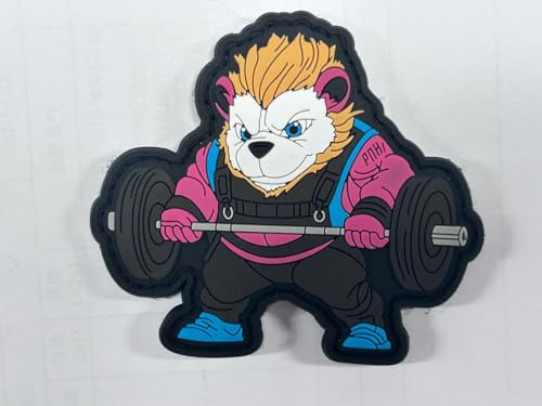 IronPanda Patch von EMOM Fitness® I Kletterverschluss I Gym Fitness Motivation Patch von EMOM Fitness