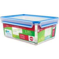 emsa Frischhaltedose CLIP & CLOSE 11,0 cm hoch transparent, blau 3,7 l, 1 St. von EMSA