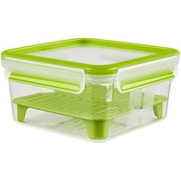 emsa Lunchbox CLIP & GO XL transparent, grün 1,3 l, 1 St. von EMSA