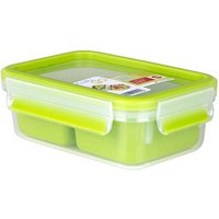 emsa Lunchbox CLIP & GO transparent/grün 1,0 l, 1 St. von EMSA