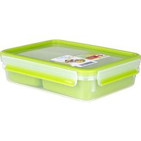 emsa Lunchbox CLIP & GO transparent/grün 1,2 l, 1 St. von EMSA