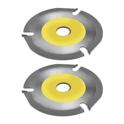 EMSea TCT Kreissägeblatt für Holz, 125 mm, 22,23 mm Bohrung, Dorn 3T Sägeblatt für Winkelschleifer, Holzschnitzerei, Modellieren, Nuten und Schneiden, 2 Stück von EMSea