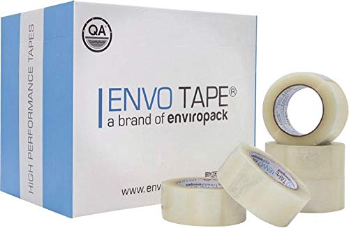 EnvoTape 7400 Paketband - 48 mm x 132 m das extra lange Klebeband (36 Rollen, transparent) von ENVO TAPE