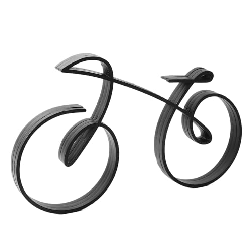 EOJDDPA Fahrradkunstskulptur Eisen minimalistischer Draht gerahmter Stil Elegante Fahrradskulptur für Radsportbegeisterte Dekoration EOJDDPA Fahrradkunstskulptur Eisen minimalistischer Draht gerahmter Stil Elegante Fahrradskulptur für Radsportbegeisterte Dekoration von EOJDDPA