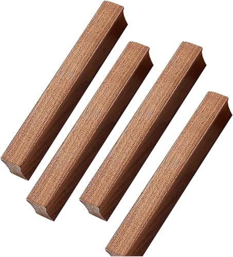 EOMO Schrankknöpfe, Schubladengriffe, Holzschrankgriff, Schubladengriff, Türgriff, bogenförmiger Griff, Holzgriff, natürlicher Holzgriff, Schrankgriff.(Brown,64mm) von EOMO