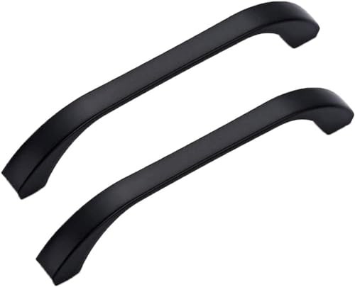 EOMO Schrankknöpfe, Schubladengriffe, Türgriffe aus Zinklegierung for Küchenschränke, Möbel, Schubladenknöpfe, Zuhause, Küchenschrank, Schrank, Kleiderschrank.(Black,64mm) von EOMO