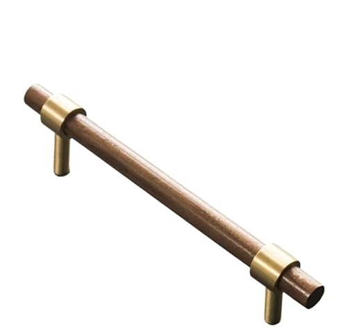 Schrankknöpfe, Schubladengriffe, Griffe for Bar- und Küchenschränke, Türgriffe aus Messing und Massiv, Griffe for Schränke und Schlafzimmer, Knöpfe for Kleiderschrank und Schublade aus Holz.(128mm) von EOMO