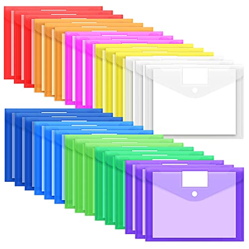 EOOUT Kunststoff-Umschläge, Poly-Umschläge, transparent, Dokumentenmappen, Dokumentenmappen, Aktenumschläge mit Etikettentasche, A4-Größe, 30 Stück EOOUT Kunststoff-Umschläge, Poly-Umschläge, transparent, Dokumentenmappen, Dokumentenmappen, Aktenumschläge mit Etikettentasche, A4-Größe, 30 Stück von EOOUT