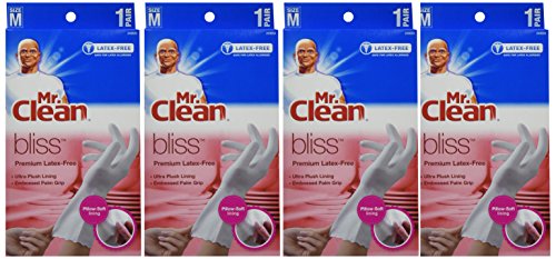 EOSVAP Mr. Clean Bliss Premium Latex-Free Gloves, Medium, 4 pairs by Mr. Clean von EOSVAP