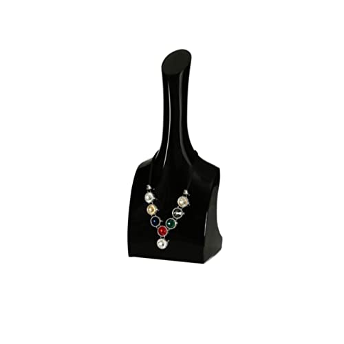 EOTRERANQ Halskette Display Schmuck Display Stand Harz Ring Halskette Anhänger Schmuck Display Stand Mannequin Halskette Schmuck Display Requisiten Ornament Schmuck Organizer Schmuckständer(Black) von EOTRERANQ