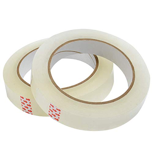 EOTW Klebeband Transparente 2 Großrolle Spurloses 19mm x 80m Langlebig und Klebrig Klebebänder zum Manuelle DIY/Geschenkverpacken/Klebebandabroller von EOTW