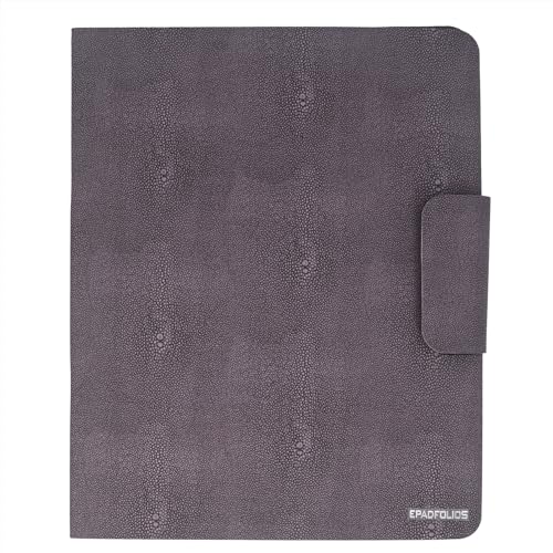 4-Ringbuch-Padfolio mit Whiteboard-Klemmbrett und erweiterter Dokumententasche, Padfolio-Ringbuch, Business-Organizer, Portfolio-Tasche (lila) von EPADFOLIOS