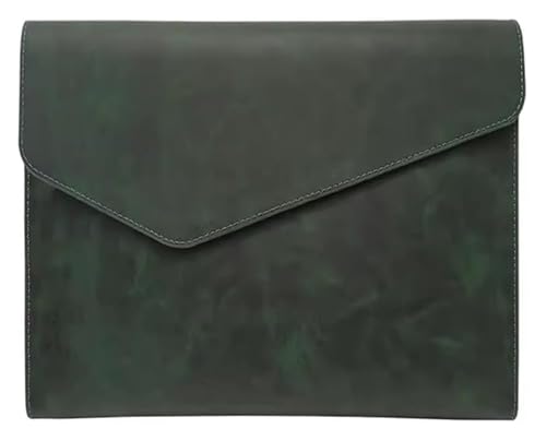 Leder-Umschlag-Geldbörse, Leder-Dokumentenhalter, Aktenordner, Leder-Umschlagetui, A4-Leder-Aktentasche, einfache Clutch-Tasche, Aktentasche for Dokumente (Farbe 4)(Colour 1) von EPASHA