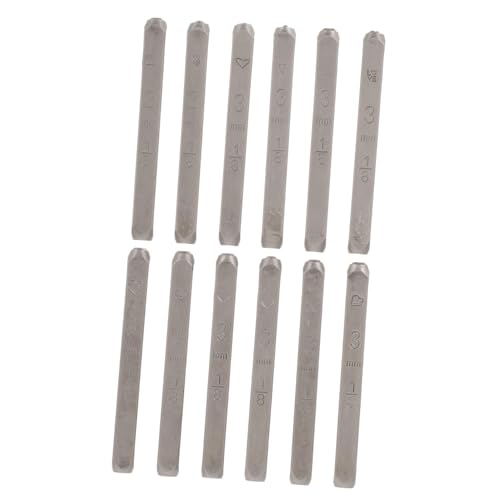 EPIGEIST 12 Stück Teiliges Herz Prägestempel aus für Lederhandwerk Langlebige Metallstempel Präzise Herzform für Gürtel Taschen Schuhe DIY Lederkunst Tragbares Punch Tool EPIGEIST 12 Stück Teiliges Herz Prägestempel aus für Lederhandwerk Langlebige Metallstempel Präzise Herzform für Gürtel Taschen Schuhe DIY Lederkunst Tragbares Punch Tool von EPIGEIST