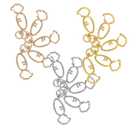 EPIGEIST 15 Stück Schlüsselanhänger-haken, Schlüsselanhänger-clips, Drehbare Karabinerhaken Für Diy-schlüssel, Schmuck, Basteln, Schlüsselanhänger-clip, Schlüsselanhänger-herstellungs-set, von EPIGEIST