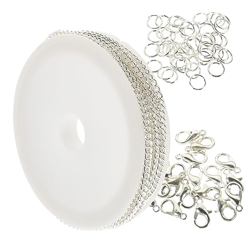EPIGEIST 1Rolle Eisenketten Armband Schmuckherstellungsset mit Lobster Clips DIY Handwerkswerkzeuge für Halsketten und Armbänder für Projekte EPIGEIST 1Rolle Eisenketten Armband Schmuckherstellungsset mit Lobster Clips DIY Handwerkswerkzeuge für Halsketten und Armbänder für Projekte von EPIGEIST