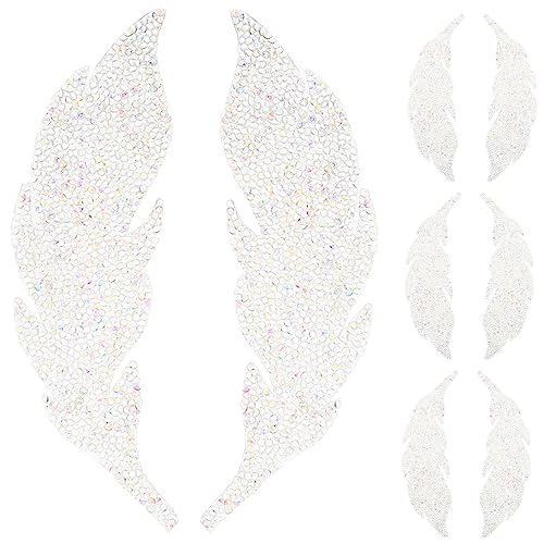 EPIGEIST 4 Paare Strass-Patches Hut-Patch bestickt Hutflecken Flicken nähen DIY Patch bunt aufkleber Aufnäher für Kleidung Multifunktionale Mantelflicken Strasssteine Weiß EPIGEIST 4 Paare Strass-Patches Hut-Patch bestickt Hutflecken Flicken nähen DIY Patch bunt aufkleber Aufnäher für Kleidung Multifunktionale Mantelflicken Strasssteine Weiß von EPIGEIST
