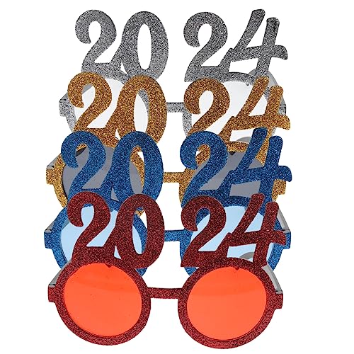 EPIGEIST 5 Sätze 2024 Brille Rollenspiele Für Partygeschenke Trendige Sonnenbrille Spezifikationen Disco-brille Party-brillen- Sonnenbrillen Für Damen Ac-objektive 4 Stück * 5 von EPIGEIST