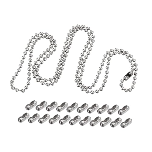 EPIGEIST Kugelkette mit Verbindern Langlebige Diy Schmuck und Schlüsselanhänger Kette Runde Perlen Vielseitig für Anhänger Marken und Bastelprojekte EPIGEIST Kugelkette mit Verbindern Langlebige Diy Schmuck und Schlüsselanhänger Kette Runde Perlen Vielseitig für Anhänger Marken und Bastelprojekte von EPIGEIST