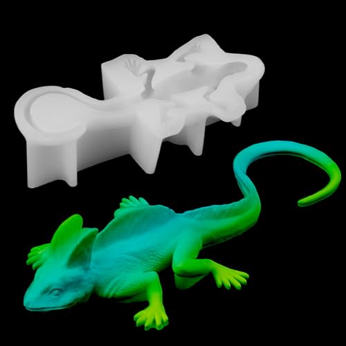 EPODA Epoxidharz Formen Tiere 3D, Silikon Eidechse Form, Silikonformen Gießformen Tiere von EPODA